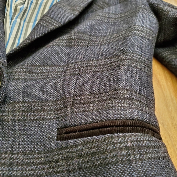 Veronica Beard Gia Peak Plaid Wool Jacket Blazer - Picture 4 of 10